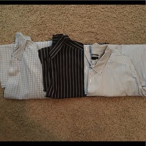 BUNDLE: 3 Men’s long sleeve dress shirts